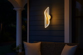 10W Spiral LED Indoor Wall Sconce With 3 Adjustable Color Temp